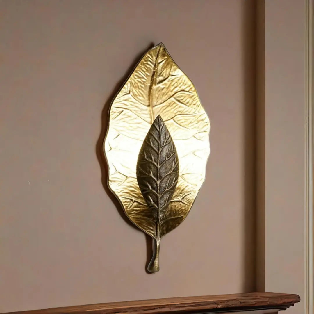 Applique Alu Feuille DKD Home Decor