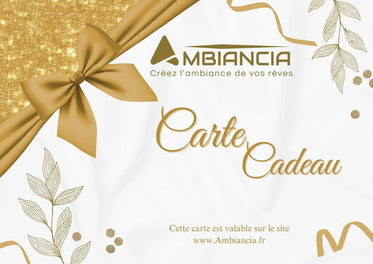 Carte cadeau Ambiancia Ambiancia