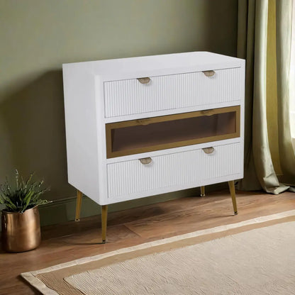 Commode Blanc Bois Alexandra House Living