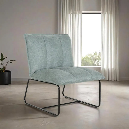 Fauteuil Noir Vert Métal Home ESPRIT