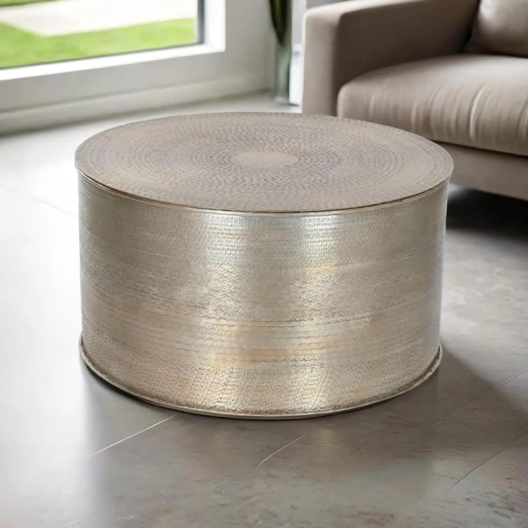 Table Basse Doré Aluminium Home ESPRIT