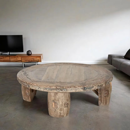 Table Basse Naturel bois de teck Home ESPRIT