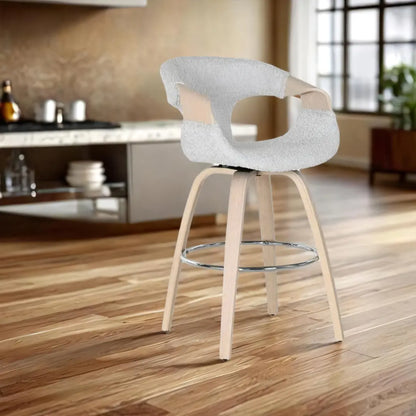 Tabouret  Gris Bois Home ESPRIT