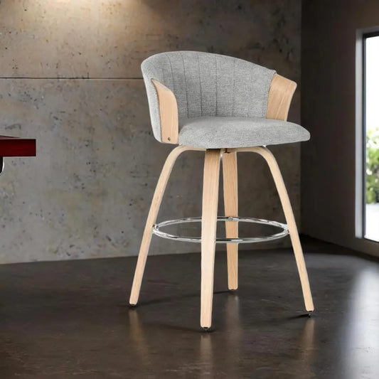 Tabouret  Gris Bois Home ESPRIT