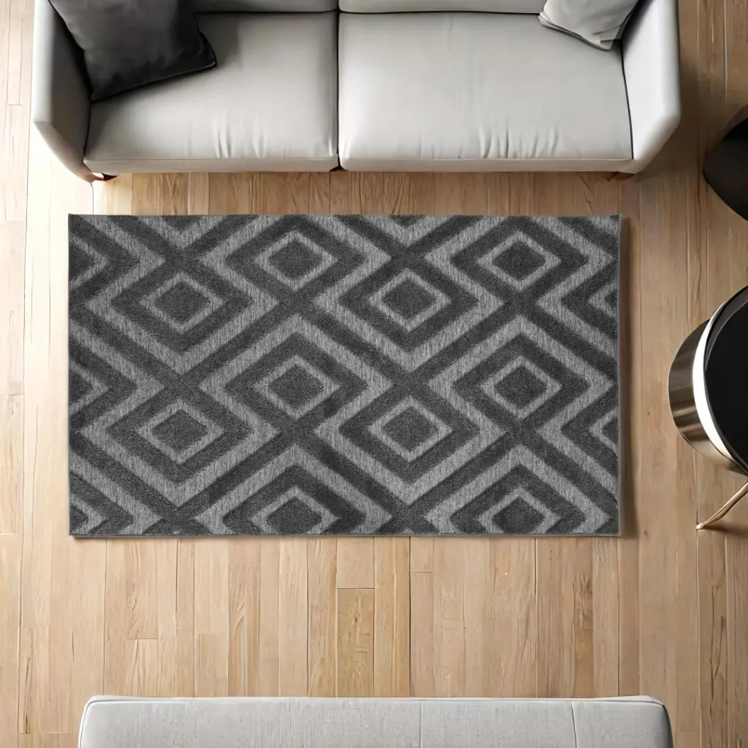 Tapis  Gris Gris foncé Home ESPRIT